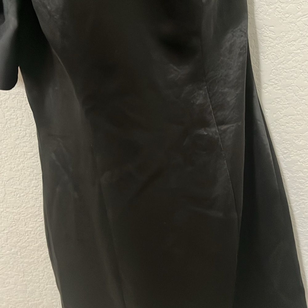 Free People x Fame and Partners Cara One-Shoulder Dress Black Ruffle, Size 6 - Picture 6 of 11